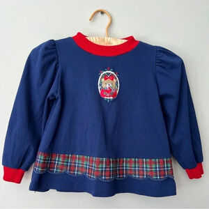 Vintage Healthtex  Teddy Bear Long Sleeve Top | Size 6